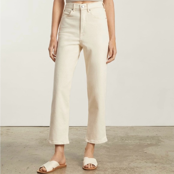 Worn Once Everlane Beige Denim Jeans - Picture 3 of 3